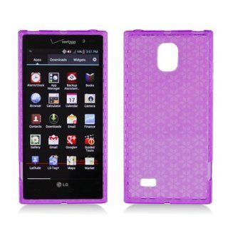 Aimo Wireless LGVS930SKC232 Soft and Slim Fabulous Protective Skin for LG Spectrum 2 VS930   Retail Packaging   Pink Plaid Cell Phones & Accessories