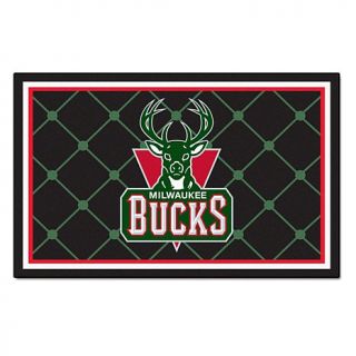 Sports Team Area Rug   Milwaukee Bucks   8' x 5'