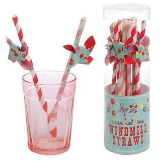 carnival time windmill paper straws by little ella james