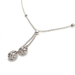 Michael Anthony Jewelry® 10K White Gold 17" Lariat Necklace