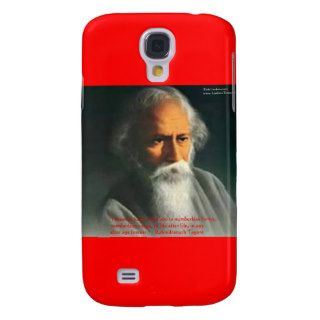 Rabindranath Tagore Love Quote Gifts & Cards Samsung Galaxy S4 Case