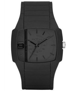 Diesel Watch, Black Silicone Strap 48x43mm DZ1384   Watches   Jewelry & Watches