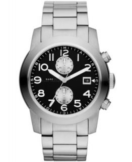 Marc by Marc Jacobs Mens Chronograph Rock Stainless Steel Bracelet Watch 46mm MBM5055   Watches   Jewelry & Watches
