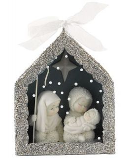 Department 56 Snowbabies Dream Nativity Shadow Box Ornament   Holiday Lane