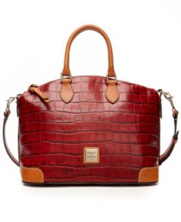 Dooney & Bourke Handbag, Small Crocofino Satchel   Handbags & Accessories