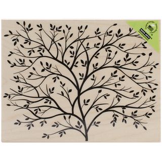 Hero Arts Mounted Rubber Stamps 4.5"X3.75" Tree Hero Arts Wood Stamps