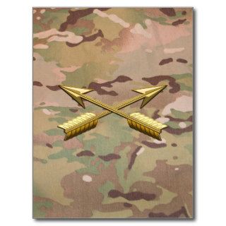[100] Special Forces (SF) Branch Insignia Post Cards