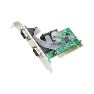 SYBA SY PCI15004 PCI Serial 2xDB 9 (RS 232) Serial Ports Controller Card Computers & Accessories