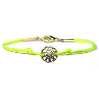 neon roulette friendship bracelet by mia lia