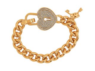 Juicy Couture Pave Heart Padlock Bracelet