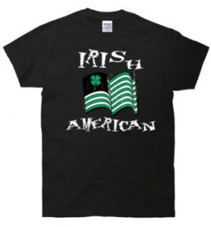 Irish Ireland American Flag St Patricks Day T Shirt Clothing