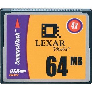 Lexar Media CF064 231 64 MB 4x USB CompactFlash Card Electronics