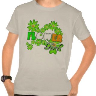 Irish Flower Girl Organic Tee Shirts