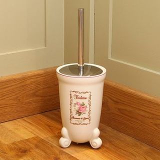 vintage rose toilet brush store by dibor