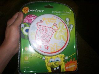 Npower Portable CD Player Spongebob   Personal Cd Players