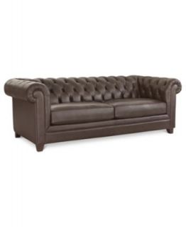 Clyde Leather Living Room Furniture Sets & Pieces   Furniture