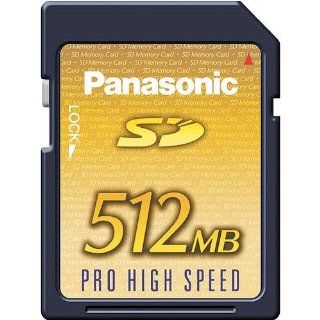 PANASONIC rp sdk512u1a 512MB Secure Digital (SD) Memory Card  Camera & Photo