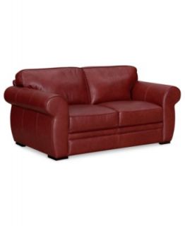 Carmine Leather Sofa Living Room Furniture Sets & Pieces   Furniture