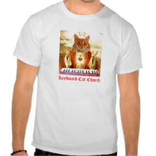 Keyboard Cat Church t shirt
