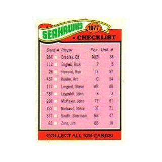 1977 Topps #226 Seattle Seahawks CL   EX MT Sports Collectibles