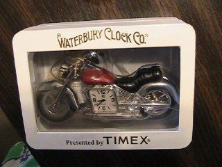 Timex Waterbury Clock Co Y227 Motorcycle mini clock collectable 