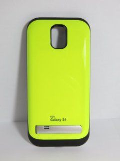3200mah Rechargeable Extended Battery Juice Pack Power Bank Case with Stand for Samsung Galaxy S4 I9500 (Neon Green) Cell Phones & Accessories