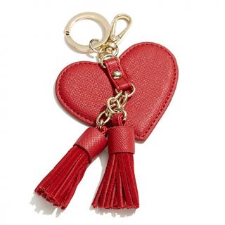 Sharif Saffiano Handbag Enhancer and Love Keychain