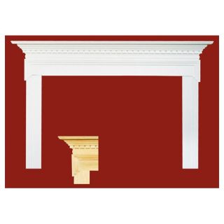 Mt. Vernon MDF Primed Fireplace Mantel Surround