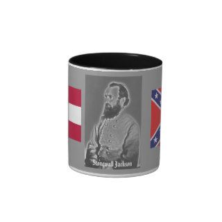 Stonewall Jackson Confederate Flag Mug