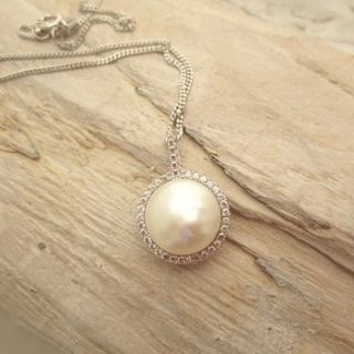 decadent pearl pendant necklace by tigerlily jewellery