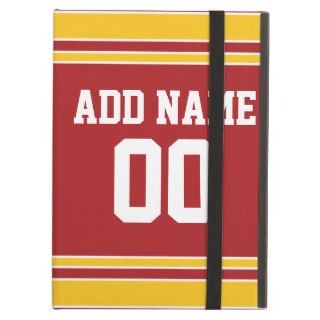 Team Jersey with Name and Number iPad Cases