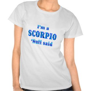 Scorpio Zodiac Sign Tee Shirt