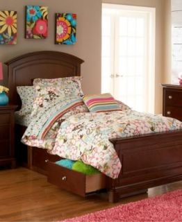 Hopefield Kids Mid Loft Twin Bed with Storage   Furniture