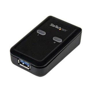 StarTech 2 Port 2 to 1 USB 3.0 Peripheral USB Powered Sharing Switch, Black USB221SS Computers & Accessories
