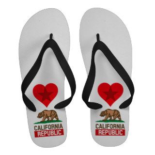 California Republic Love Flip Flops