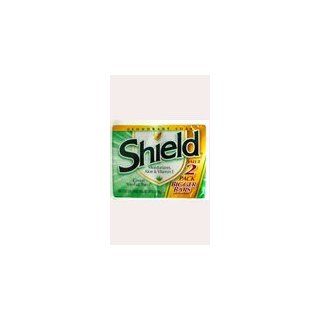 Shield 2 pack Bar Soap Green Herbal Burst   4.75 Oz Each  Bath Soaps  Beauty