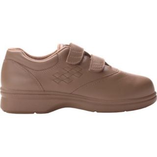 Women's Propet Vista Walker Strap Taupe Smooth Athletic