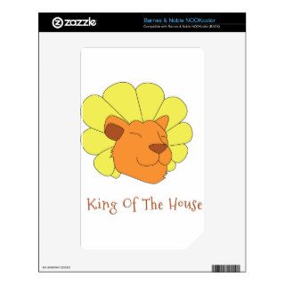 King of the House Decals For NOOK Color