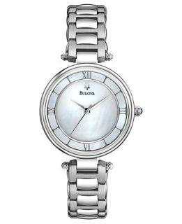 Bulova Womens Stainless Steel Bracelet Watch 29mm 96L185   Watches   Jewelry & Watches