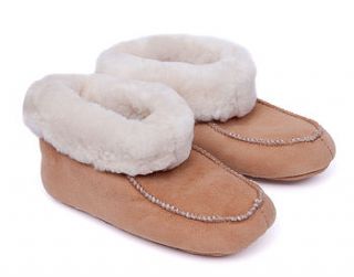 childrens sheepskin slippers by baa baby