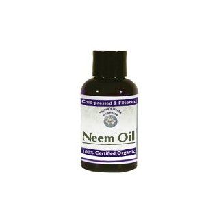 Neem Oil   Pure Organic Un cut Neem Seed Oil 1 Oz. (Pack of 3) Health & Personal Care