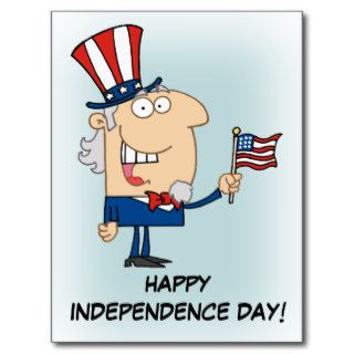 Happy Independence Day Post Cards