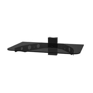 Mount World 1431 Glass Component Shelf for DVD player, VCR, cable box, satellite, PS3, XBox, Wii and Video Accessories Electronics