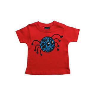 spider organic kids t shirt by pootle pie