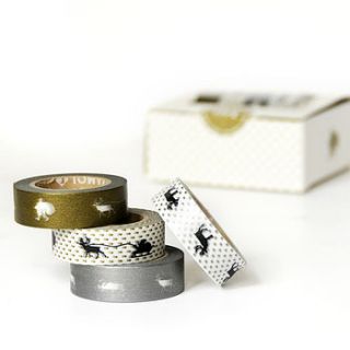 christmas themed washi paper tape by peach blossom
