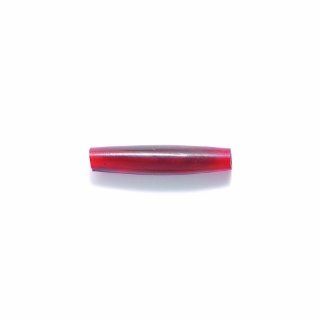 Shipwreck Beads Horn Smooth Hair Pipe Beads, 1 1/2 Inch, Red Amber
