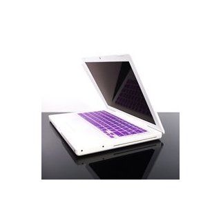TopCase Keyboard Silicone Skin Cover for Macbook 13 Inch 13.3 Inch (1st Generation/A1181) with TopCase Mouse Pad   Purple Computers & Accessories