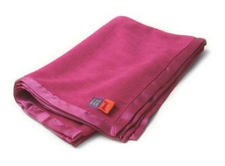 cuddly fleece baby blanket in candy pink by isabee