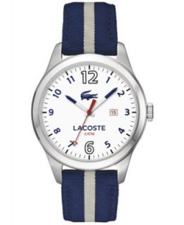 Lacoste Watch, Mens Seattle Blue Silicone Strap 43mm 2010665   Watches   Jewelry & Watches