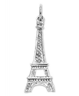 14k White Gold Charm, Solid Eiffel Tower Charm   Jewelry & Watches